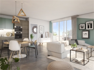 appartement en frais reduits à la vente -   74200  THONON LES BAINS, surface 41 m2 vente appartement en frais reduits - LPI388442